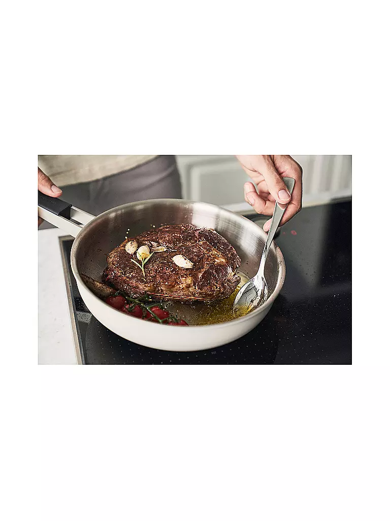 ZWILLING | Bratpfanne 24cm PURE Antihaft Elfefnbein | dunkelgrün