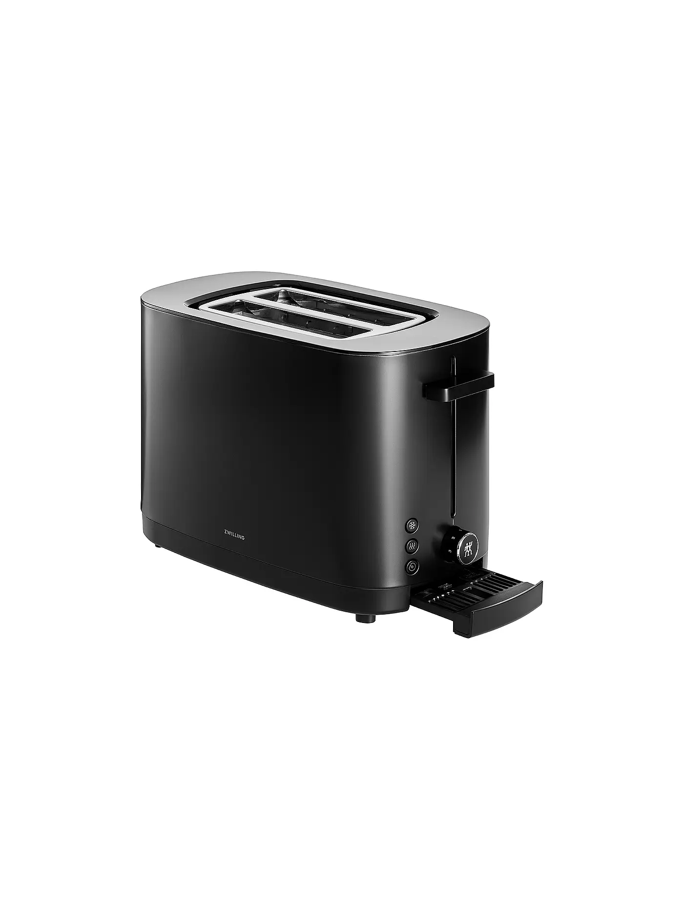 ZWILLING | ENFINIGY® Toaster 2 Scheiben Edelstahl 2 Schlitze kurz Schwarz  | schwarz