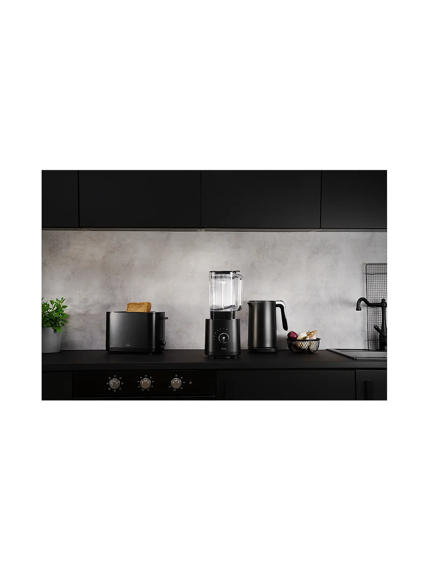 ZWILLING | ENFINIGY® Toaster 2 Scheiben Edelstahl 2 Schlitze kurz Schwarz  | schwarz