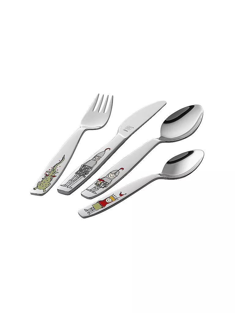 ZWILLING | Kinderbesteck Set 4tlg Eckbert poliert | silber