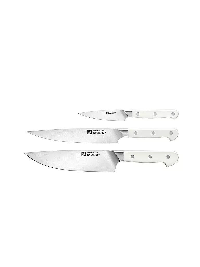 ZWILLING | Messer Set 3-tlg. PRO LE BLANC Weiss | weiss
