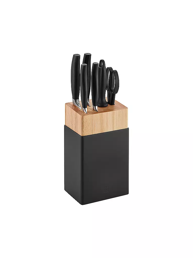 ZWILLING | Messerblock Set 7-tlg FIVE STAR Schwarz | schwarz